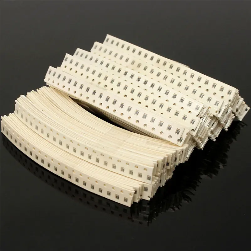 Новый электрический блок 3400 шт. комплект резисторов 0 125 Вт 0805 5% SMD (0R ~ 10MR) 1/8 4250 170 (20x)
