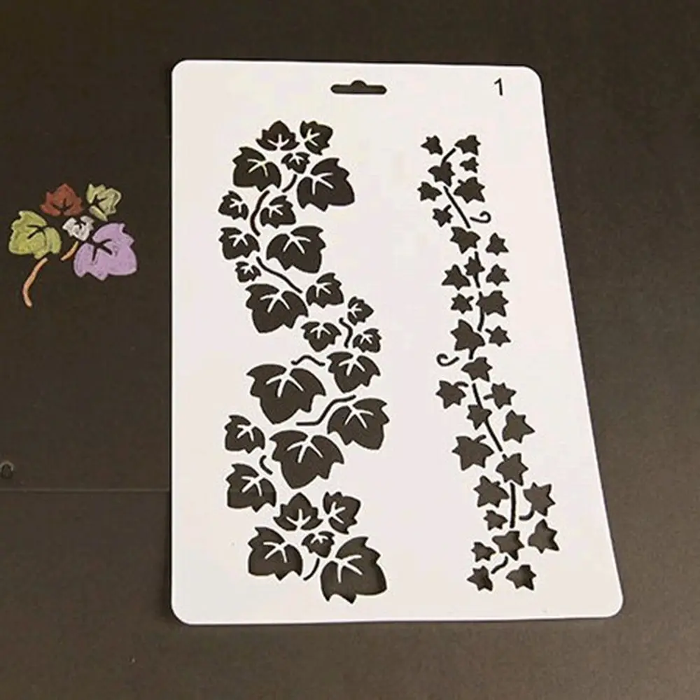 

Leaf Style DIY Hollow Flower Drawing Manual Painting Board Template Stencil Icon Tool Hot