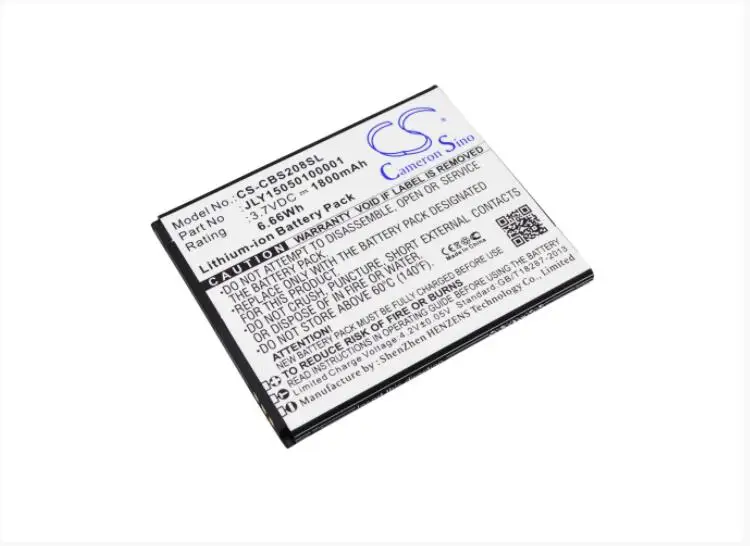 Аккумулятор Cameron Sino 1800 мАч для ALTA CALIDAD B10 JLY15050100001 CUBOT S208 S208A JLY15050100001|Аккумуляторы