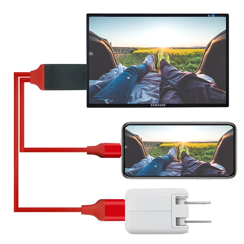Mirascreen мини-ПК Android tv Stick Miracast airplay Anycast tv Dongle& L7 HD tv кабель для apple ios VS Netflix DVB-T2 youtube