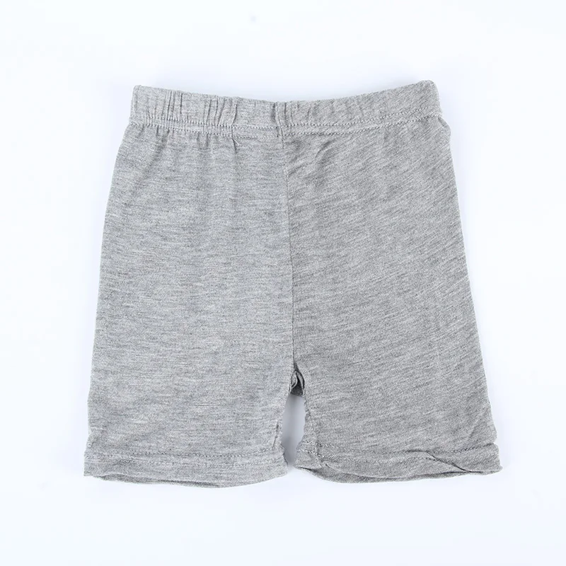 Летние хлопковые повседневные короткие леггинсы для маленьких девочек