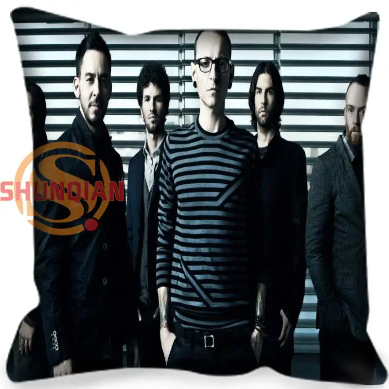 Заказная наволочка Linkin Park квадратная на молнии для спальни наволочки для дома 1 шт. на заказ 40x40 см - Цвет: 3