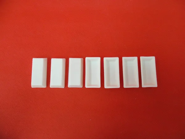 100x30x20mm корундовый тигель/Al2O3 керамический тигель/Спеченные Магниты тигель Лодка