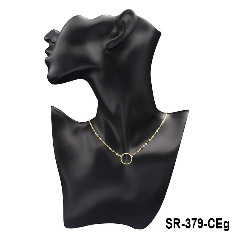 Surou Dainty Circle Necklace Karma Gold Fill Or Silver Delicate Chain Outline | Украшения и аксессуары