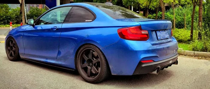 Для BMW F22 2 серии 218i 220i 225i 228i M235i M240i боковые юбки из углеродного волокна Add On 2014 + |