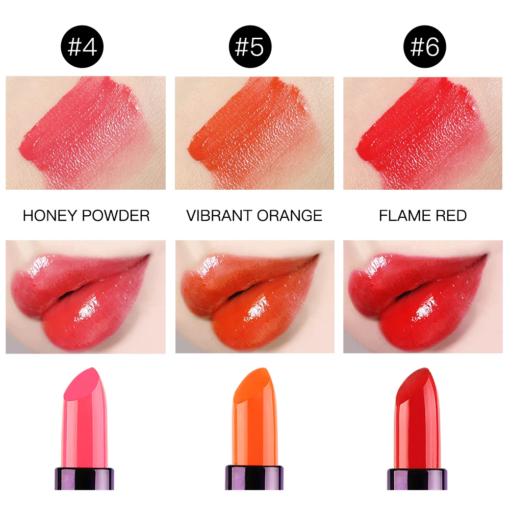 MAANGE Long-lasting Moisturzing Temperature Color Change Lipstick Moisture Waterproof Essential LipStick Makeup Lip Cosmetic NEW