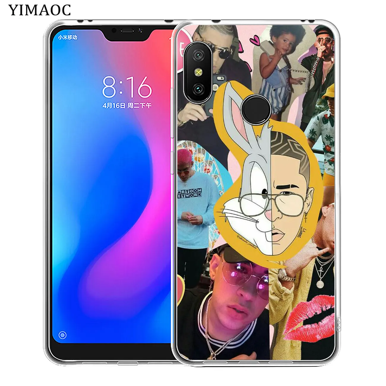 Мягкий силиконовый чехол YIMAOC Bad Bunny Russ diemon для Xiaomi MI Redmi 8A 7A 6A 5A 4X Note 8 7 6 Pro 5 Plus |