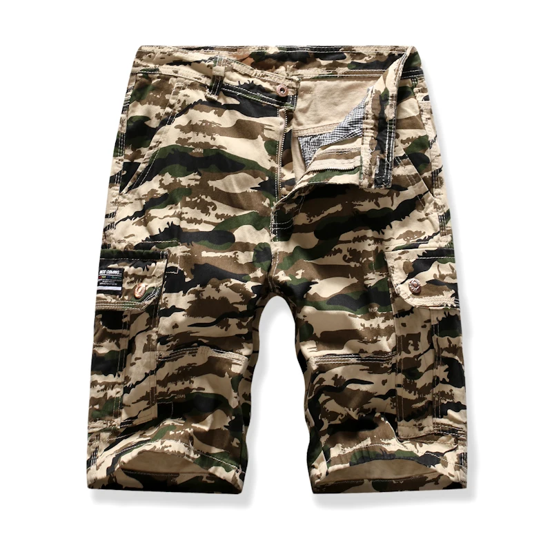 Мужские камуфляжные шорты Дизайнерские повседневные шорты-карго лето 2019 |