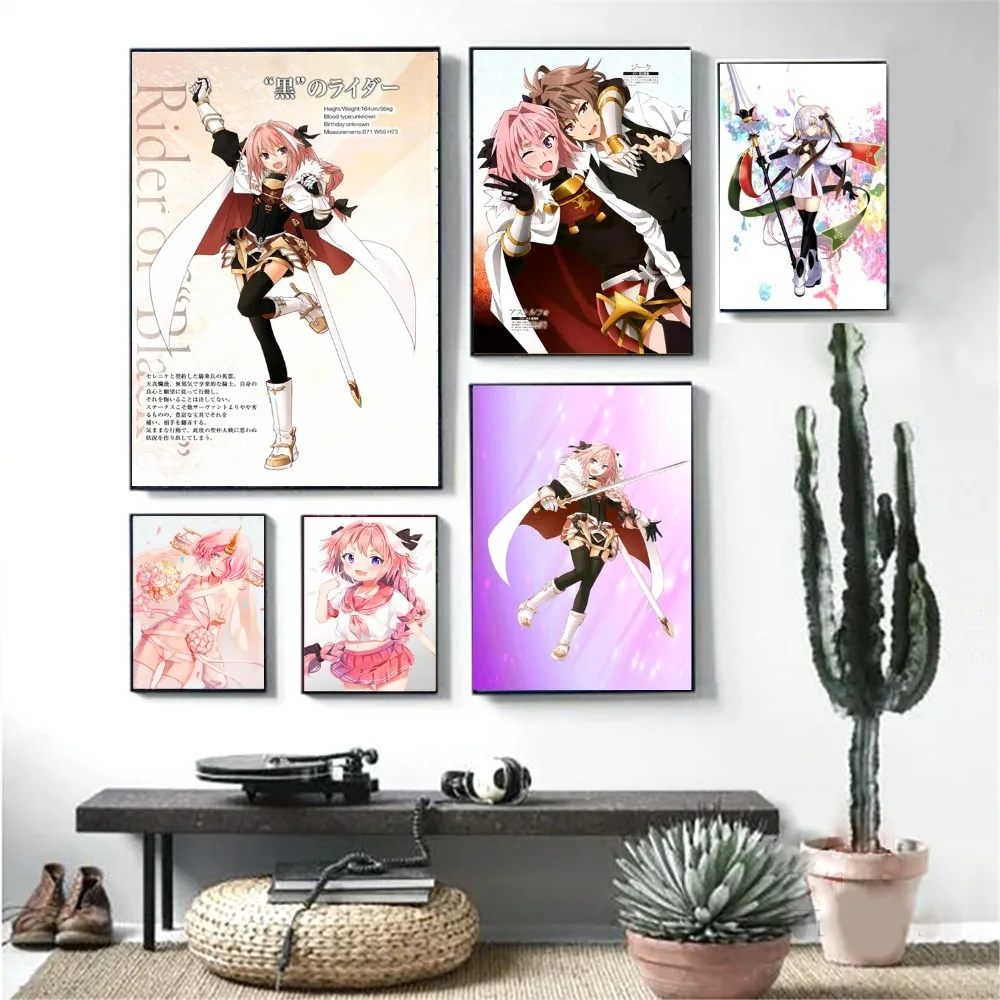 Astolfo Loli аниме сексуальные Плакаты для девочек и принты настенные художественные