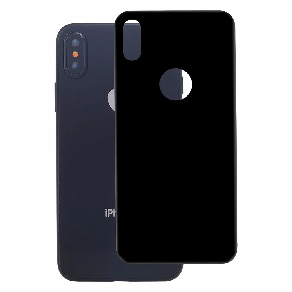 0 3 мм Защитная пленка для задней панели iPhone 8 Plus X закаленное стекло 10 обратная