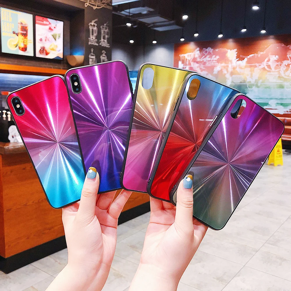 Чехол для телефона JONSNOW CD с градиентом и блестками iPhone 7 8 Plus 6 P S чехлы X XR XS Max