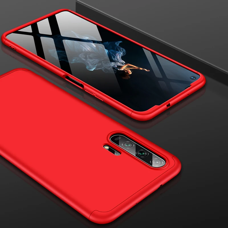 V20 чехол для huawei honor View 20 Phone case 360 бампер полное заднее покрытие роскошные чехлы