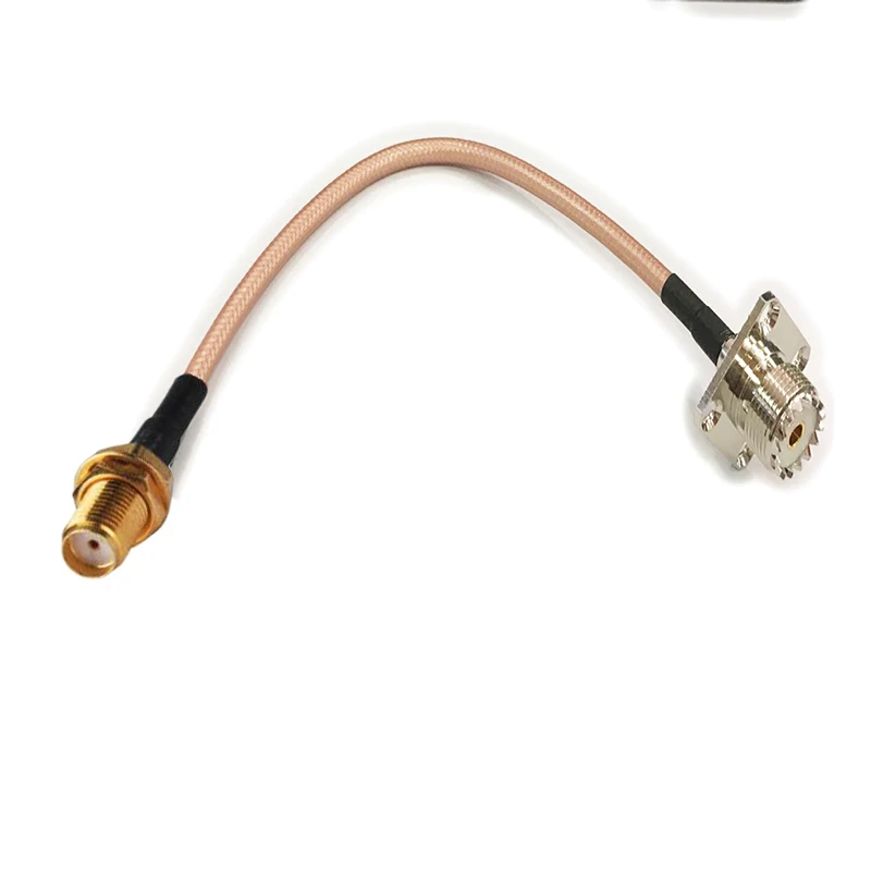 10 шт. RG142 SMA Female to UHF SO239 4 Отверстия Фланец Панель Крепление WIFI антенна с низкой
