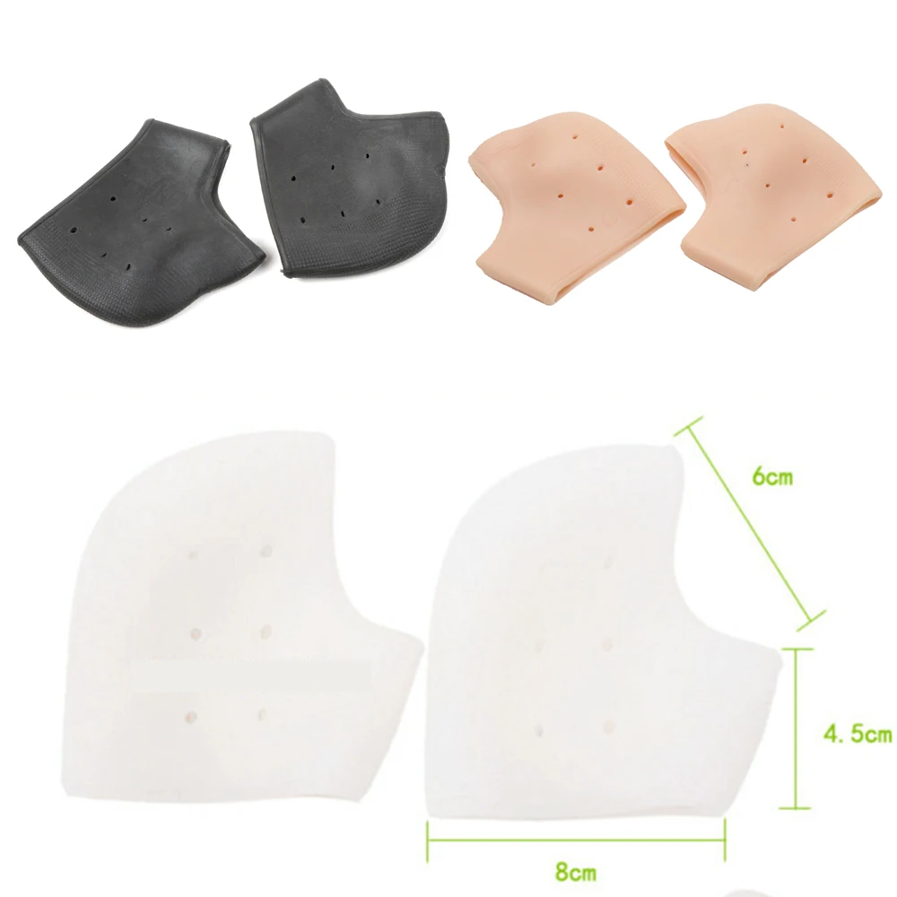 2 шт Силиконовые увлажняющие Гелеобразные напяточники носки как треснутый уход