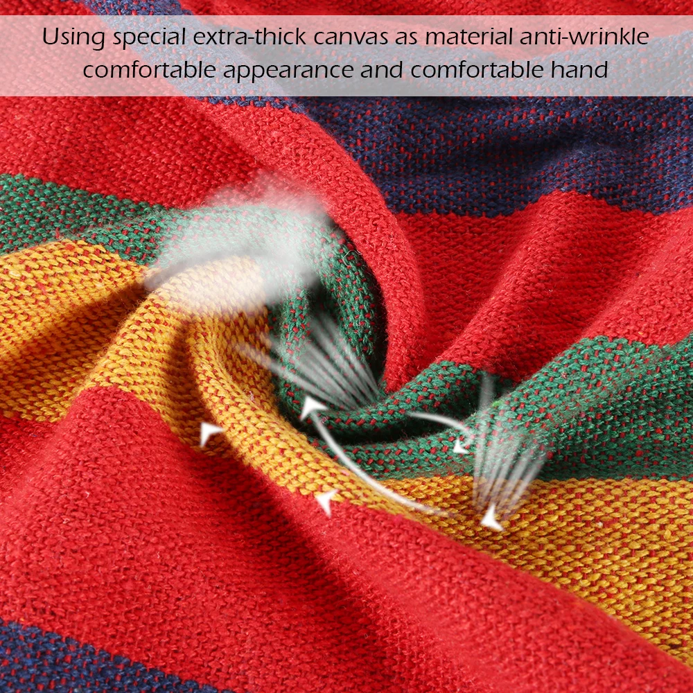 Портативный гамак открытый гамак-сад Спорт Путешествия Отдых Свинг Холст