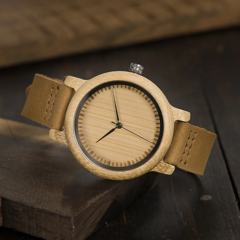 Часы BOBO BIRD WA15RU мужские круглые античные деревянные с кожаным ремешком|watch brand|watch
