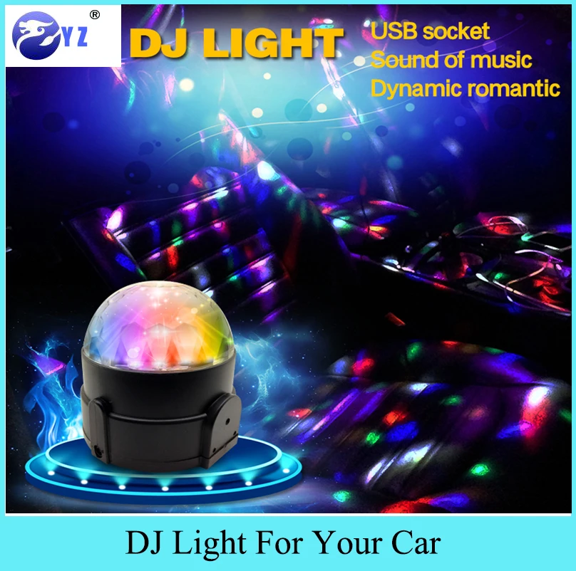 Светильник RGB музыкальный с активацией ритма освещение для диджея сценического