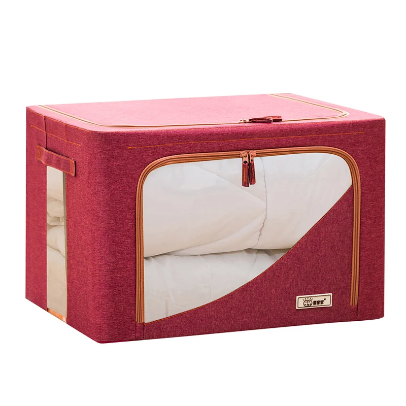 Современная коробка для хранения со стальной рамой органайзер шкафа