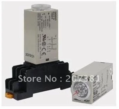 DC 24V Delay Timer Time Relay 60 Minutes H3Y-2 with Base | Обустройство дома