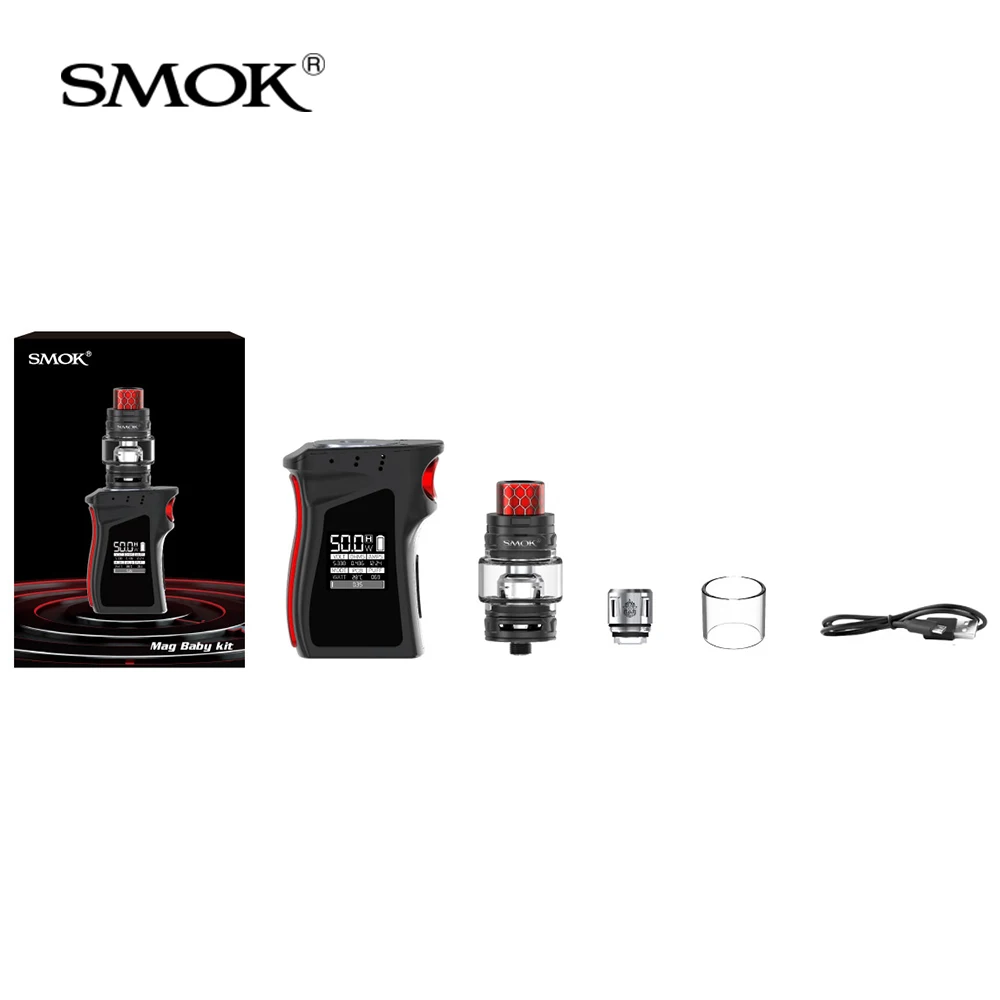 Оригинальный набор SMOK MAG Baby со встроенной батареей 1600 мАч + бак V12 Prince 4 5 мл