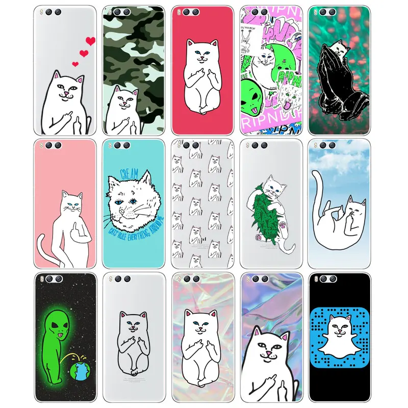 DREAMFOX M203 Милая кошка Мягкий ТПУ силиконовый чехол для Xiaomi Mi Note 2 3 4 5 6 8 SE M5 4C 4S 5C 5S 5X 6X