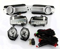 daytime running driving light drl fog lamp with turn signal function fog light assembly for mitsubishi pajero montero 2015 drl