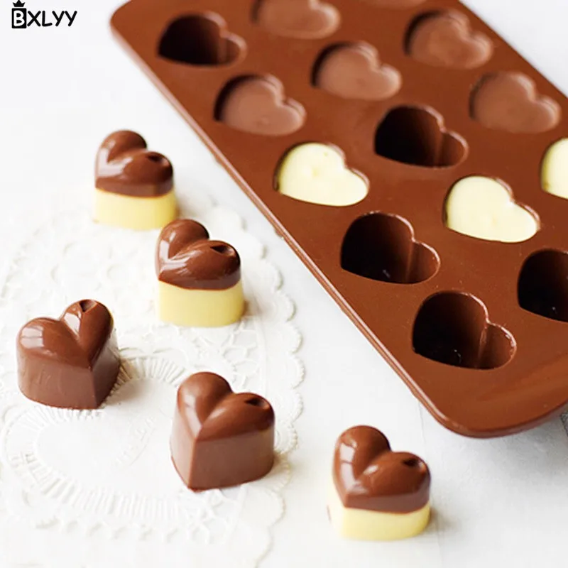 

BXLYY Chocolate Silicone Mould Love Heart Cake Decorating Tools Baking Tools Kitchen Accessories Wedding Decoration New Year.7z