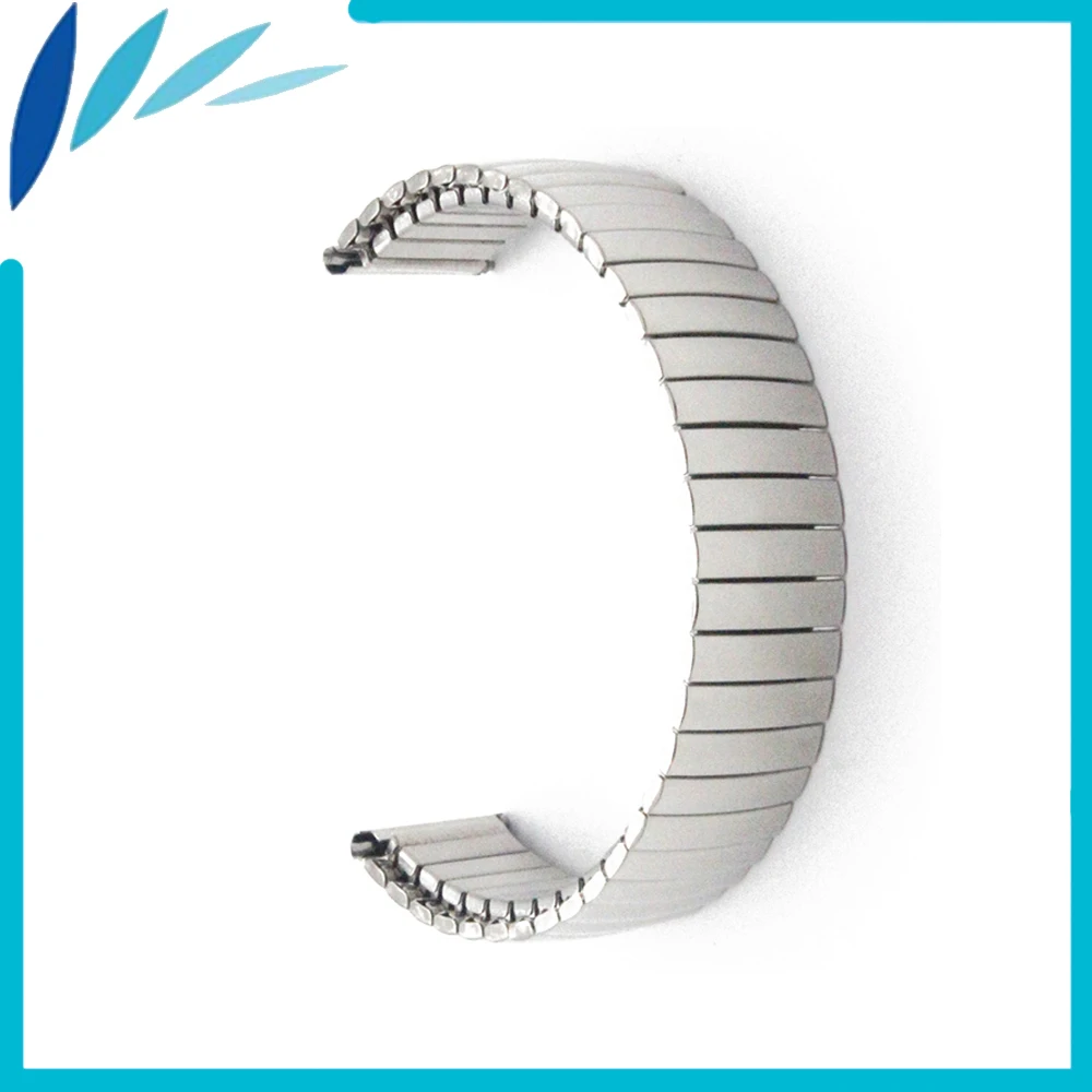 

Stainless Steel Watch Band 20mm 22mm for Ticwatch 1 2 42mm 46mm Elastic Watchband Strap Loop Wrist Expansion Belt Bracelet