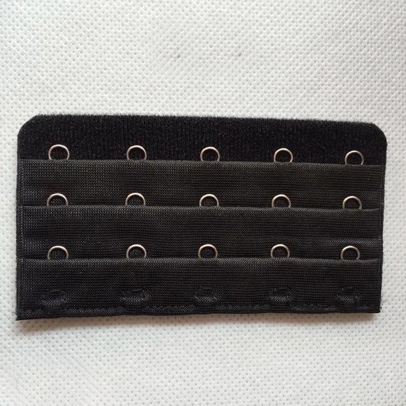 Black La MaxPa, 3 шт., ремешок для бюстгальтера, удлинение пряжки, 3 ряда, 5 крючков, застежка, ремни, женский бюстгальтер, удлинитель, инструмент для шитья, аксессуары k246 - Цвет: Black