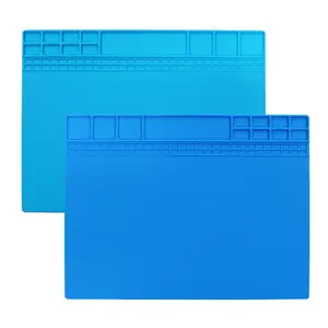 Силиконовый рабочий коврик, теплоизоляционный коврик для паяльной станции, 405 мм х 305 мм