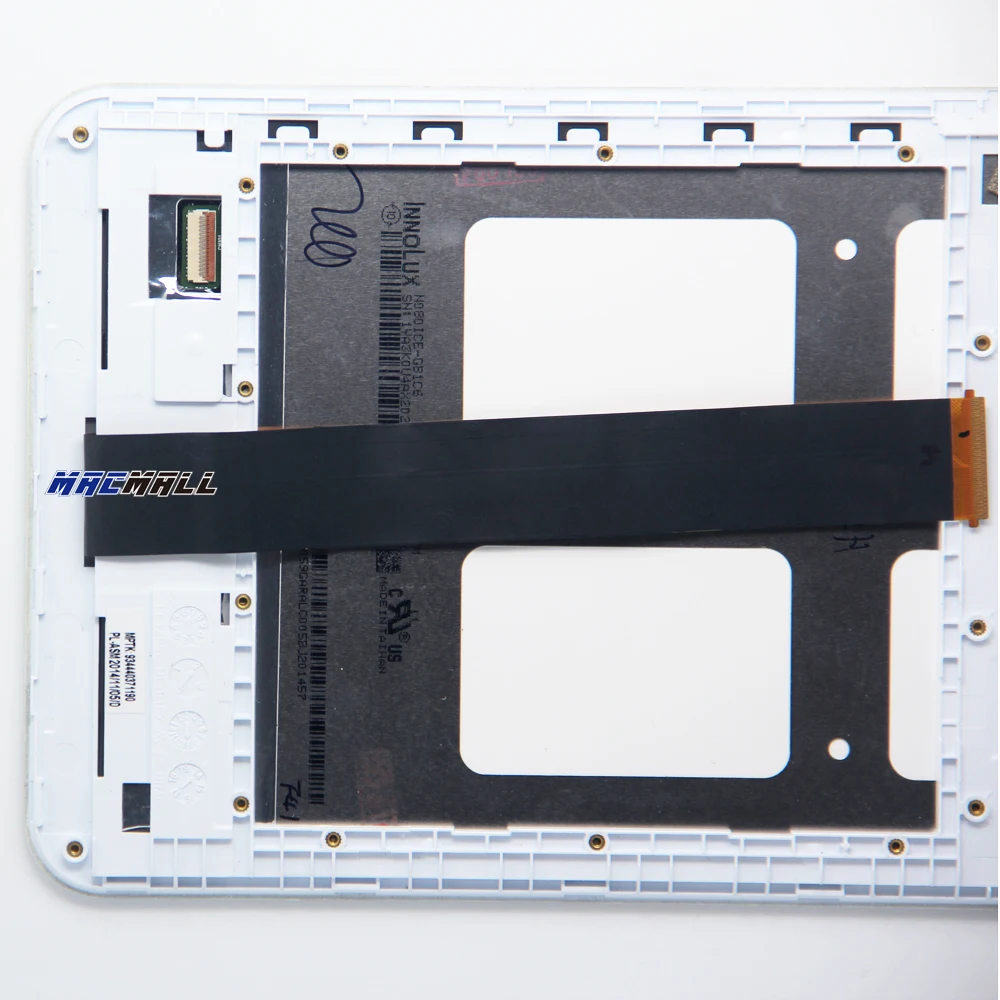 For New ASUS MeMO Pad 8 ME181C ME181 K011 Replacement LCD Display Touch Screen + Frame Assembly 8-inch Black White Free Shipping |
