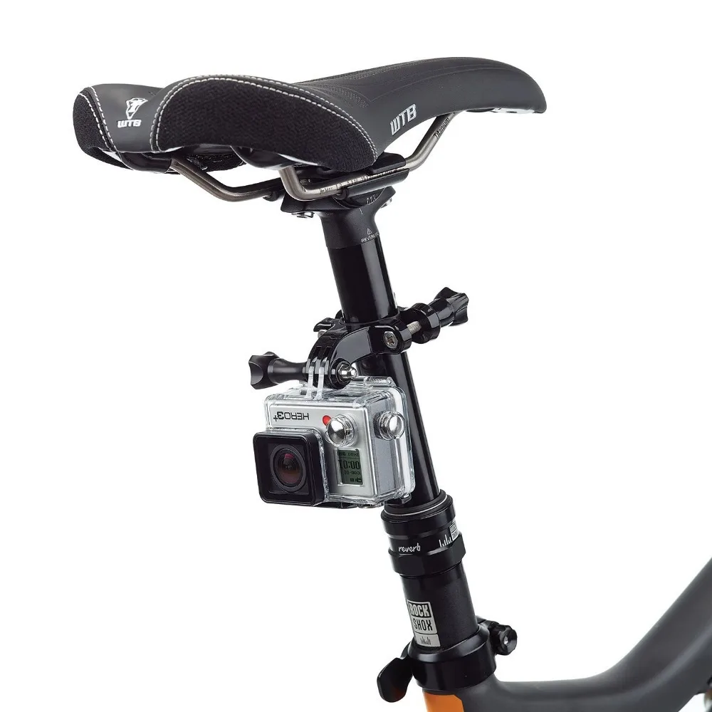 Крепление на велосипед/мотоцикл/сиденье и т. Д. Для камеры GOPRO GO PRO HERO|for gopro hero|bike