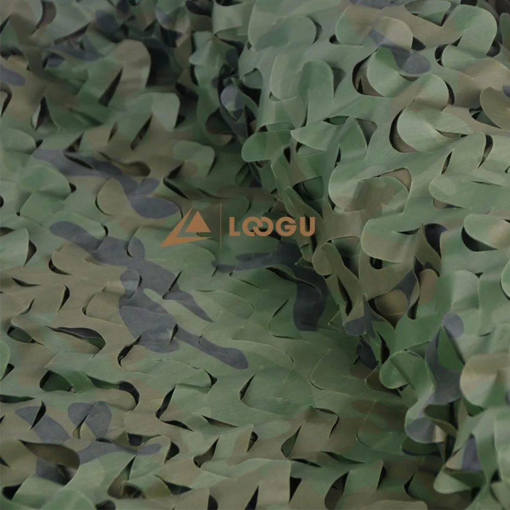 Военная камуфляжная сетка LOOGU E 5 м * 1 для использования в лесу без завязывания