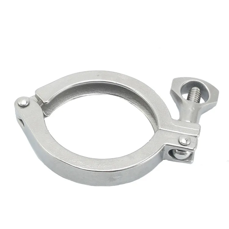 

Multi specification 304 Stainless Steel Precision Casting Fast Fixing Hoop Hygienic Class chuck End Fast Fitting Joint Pipe Clam
