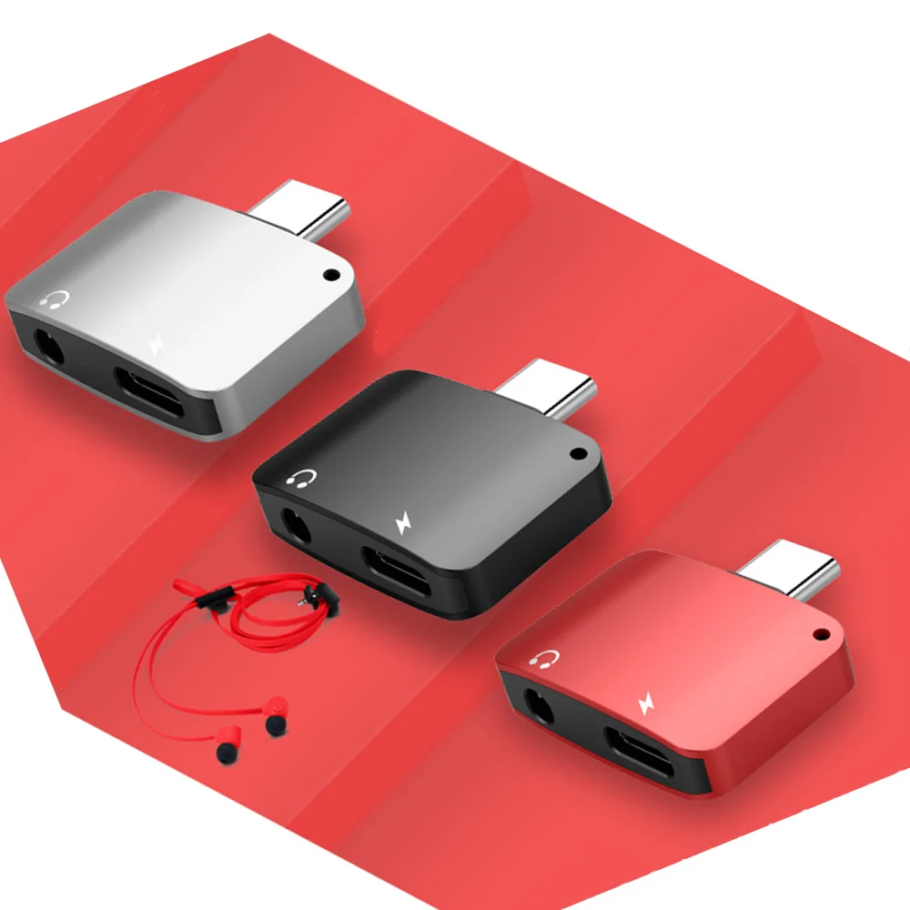 Тип usb C до 3 5 мм гнездо для подключения наушников адаптер Xiaomi 6 8 9 Max2 Smartisan Pro