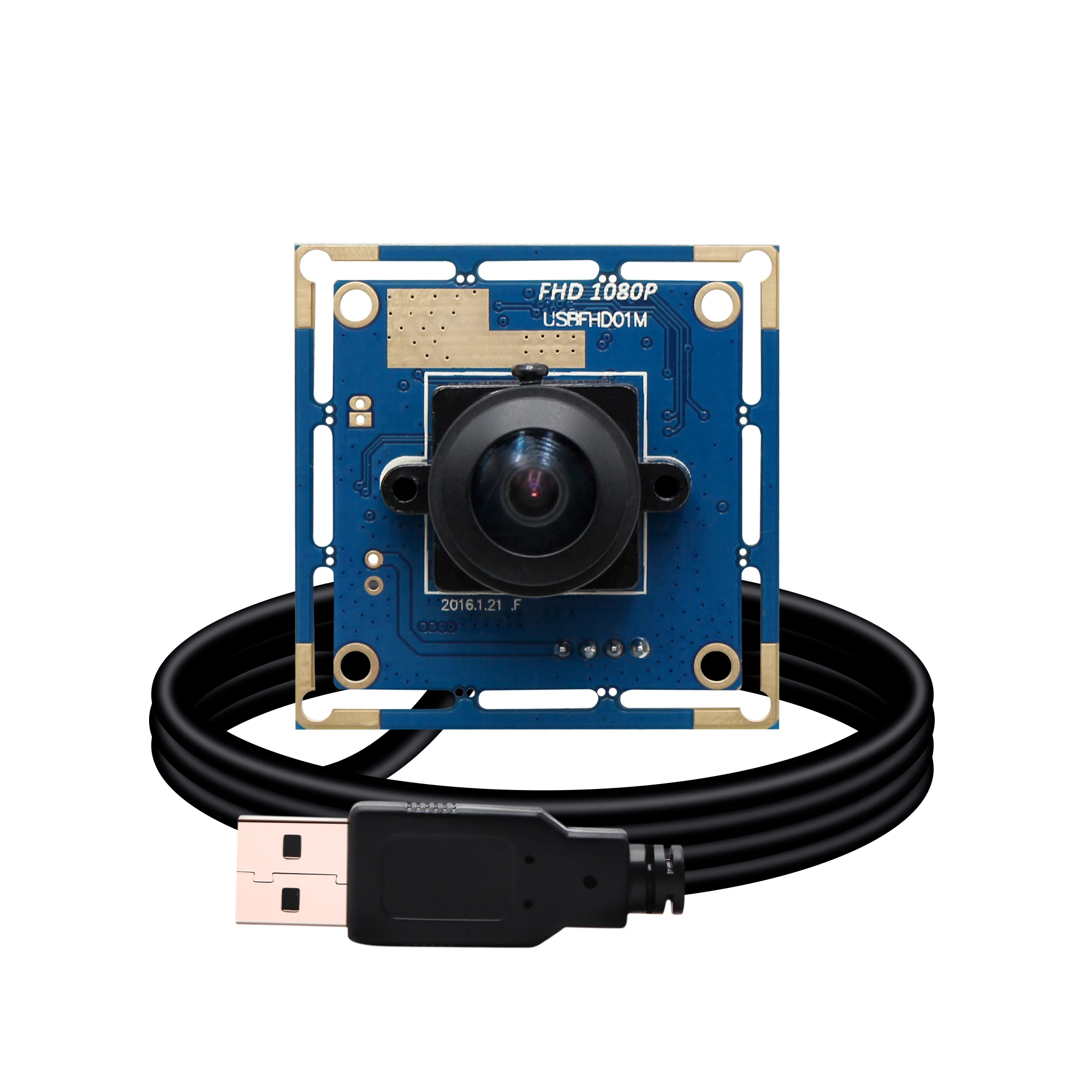 

Веб-камера с USB, камера высокой четкости, веб-камера 1080P CMOS OV2710, объектив «рыбий глаз» с углом обзора 180 градусов, модуль USB-камеры