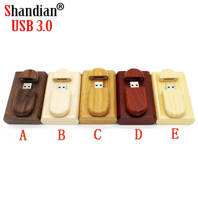 SHANDIAN USB 3,0 высокоскоростной логотип клиента деревянный usb+ Подарочная коробка персональный логотип ручка-накопитель 64 ГБ 16 ГБ 32 ГБ usb флеш-накопитель флешка