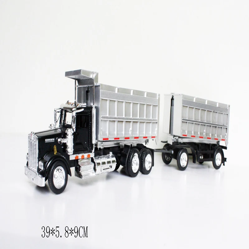 1/43 изящная модель Kensworth самосвал Американский длинный Головной Грузовик Коллекция дисплей модель сплава литье игрушечный грузовик