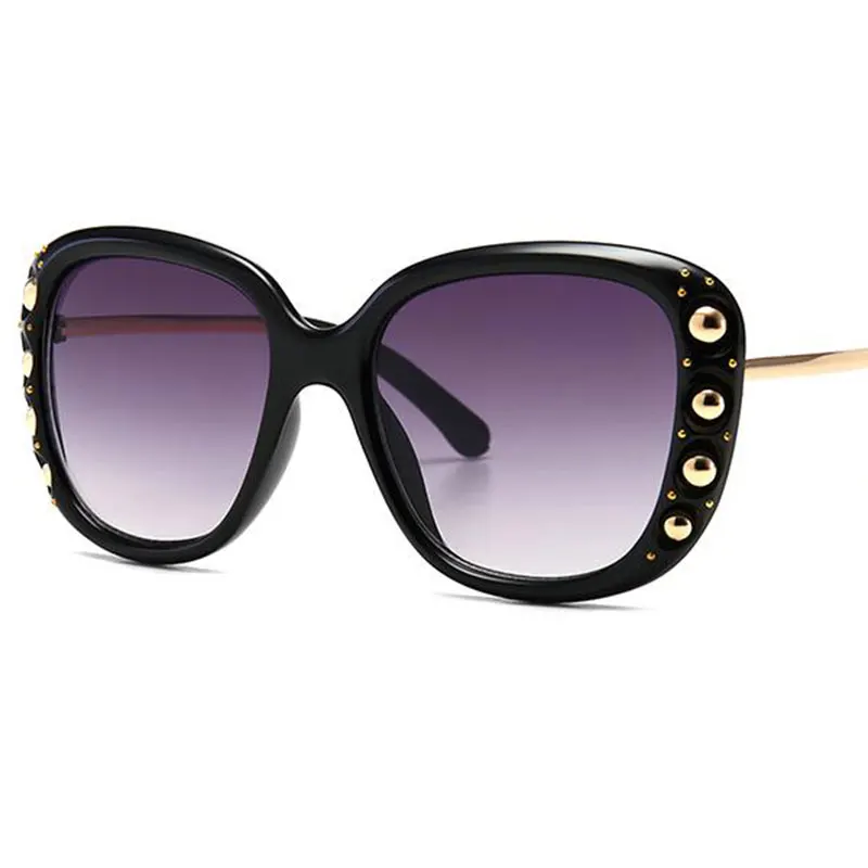 Солнцезащитные очки унисекс с шипами квадратные женские модные 2020 роскошные