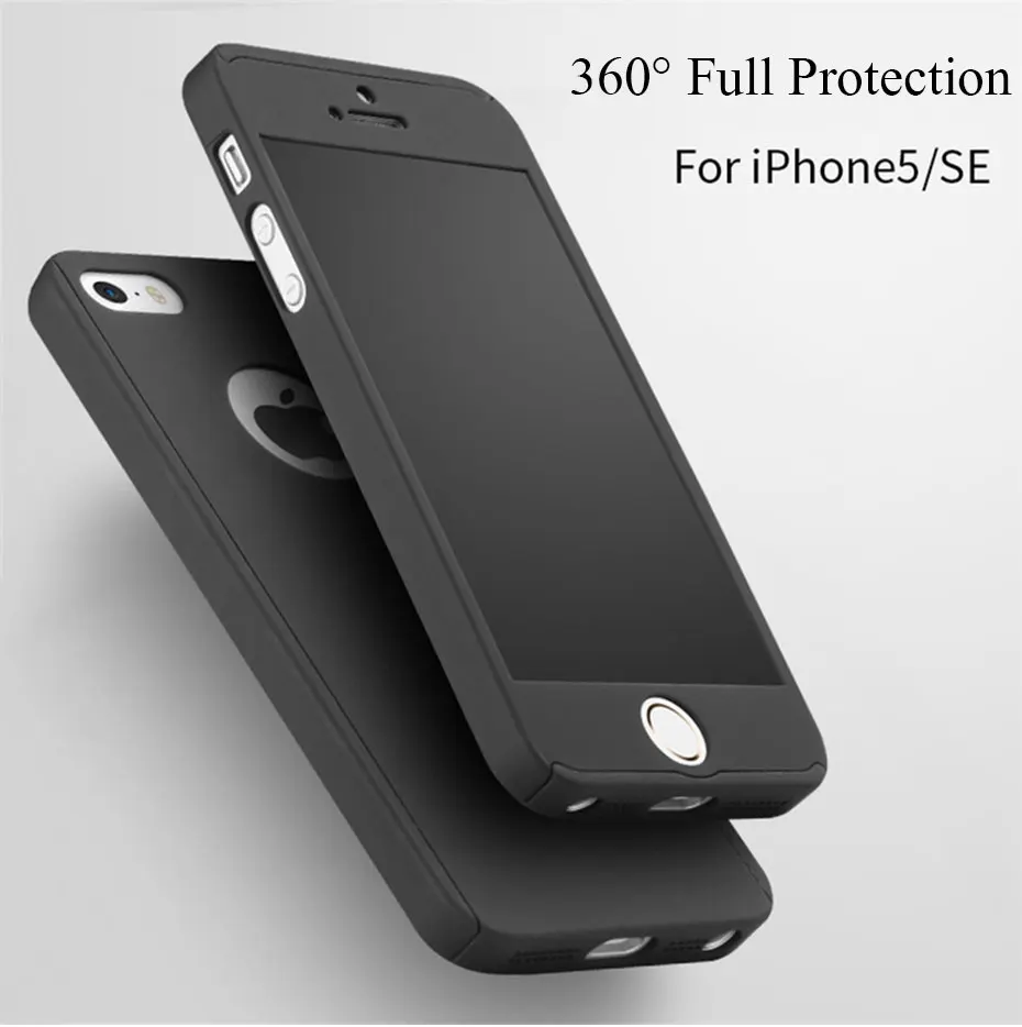 Ferising для Apple iPhone SE 5S 5 чехол 360 градусов передняя задняя полная защитная крышка для iPhone 5S, SE 5 чехол для телефона s Чехол
