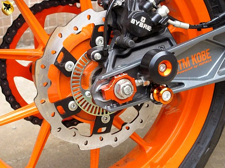 Для Ktm Duke 125 200 390 Новое поступление аксессуары для мотоциклов Передняя Задняя вилка рамка колеса слайдер Краш колодки Защита от падения