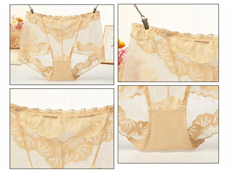 2 шт./лот ropa interior femenina, сексуальное женское нижнее белье, женское нижнее белье размера плюс 5XL, кружевные прозрачные женские трусики с цветочным рисунком