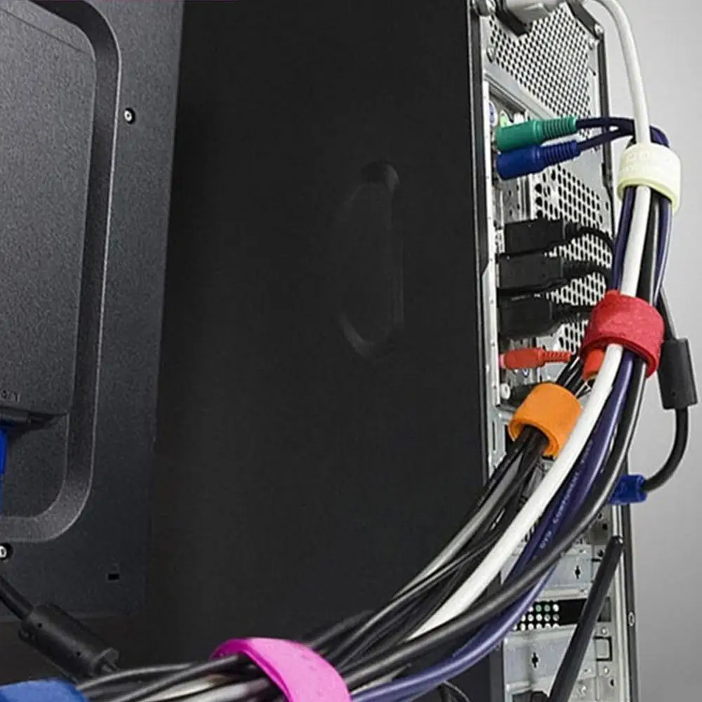 10 шт. оптовая продажа 18*2 см нейлоновый многоразовый компьютерный кабель для