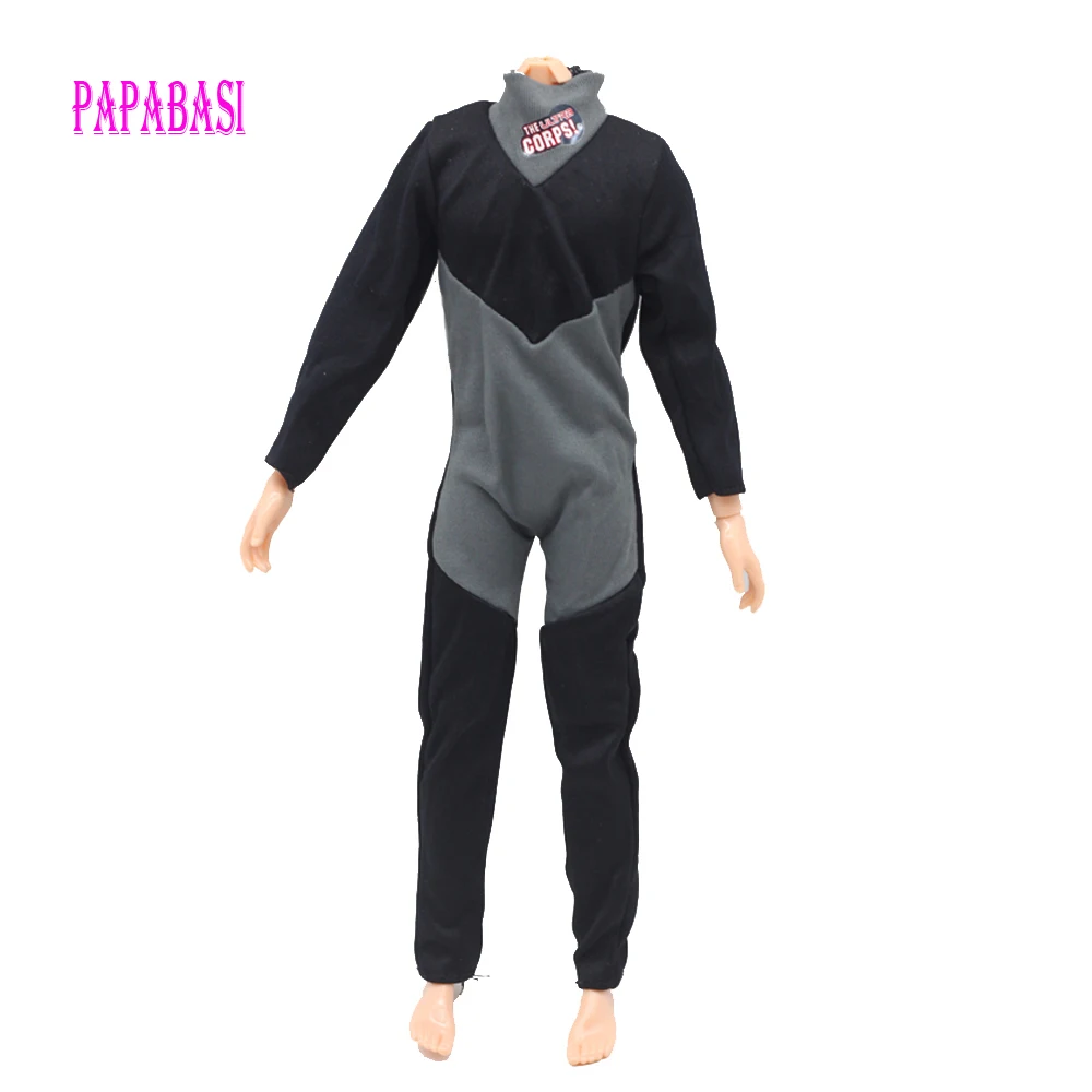 Papabasi Оригинальная одежда принца боевая униформа для Diver наряд мальчика Барби