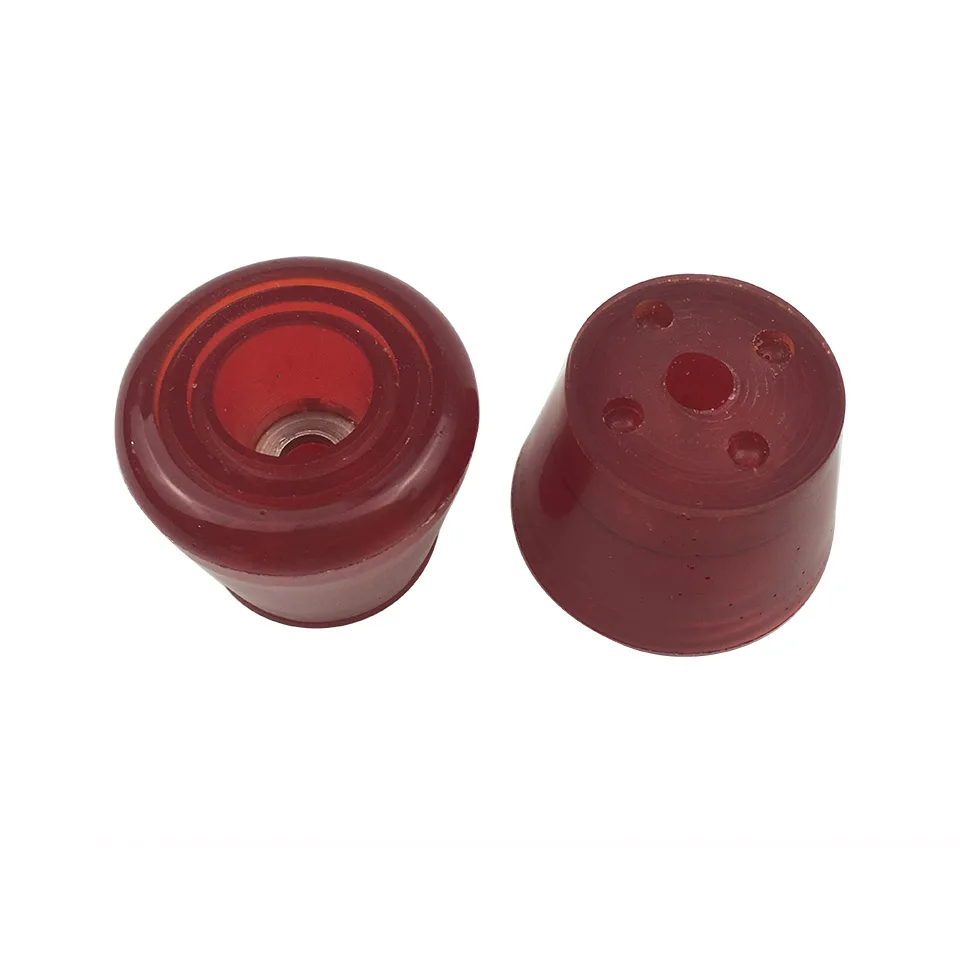 Красные белые оригинальные тормоза традиционные двойные роликовые коньки