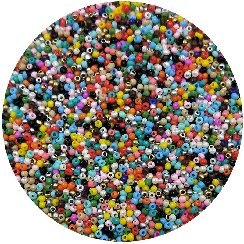 

2500pcs/lot 1.8MM Round Czech Glass Beads/jewelry accessories/charms/beads & jewelry making/diy/seed beads/mix color