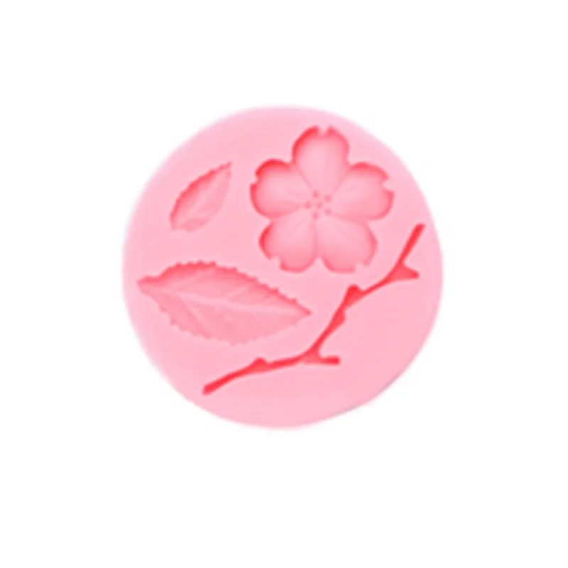 1 шт. силиконовая форма для украшения торта в виде Цветка Персика|Формы тортов| |