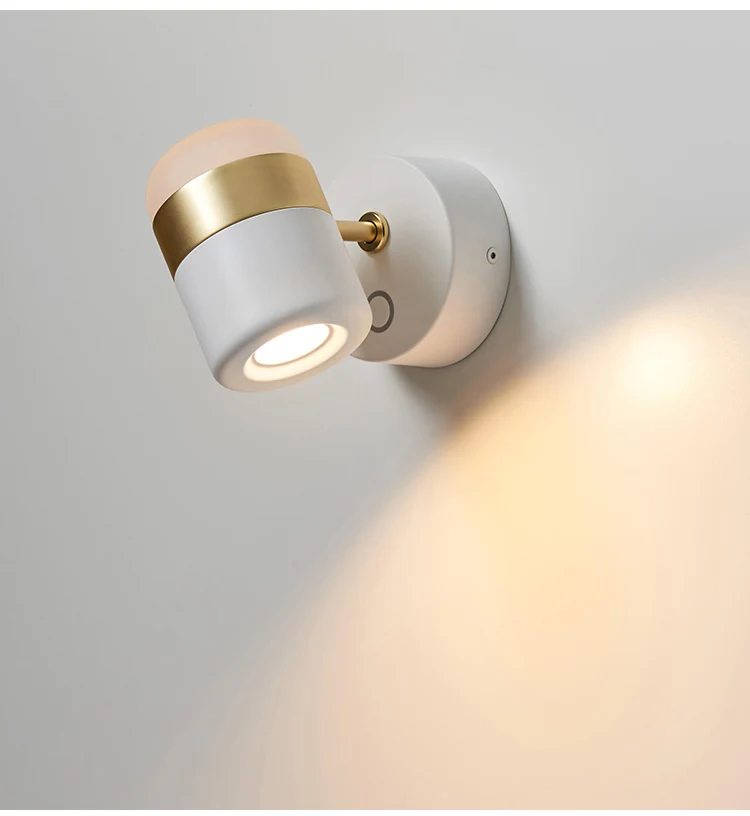 Wall lamp white Современный минималистичный Бар Ресторан мульти-голова молекулярные вращающиеся подвесные лампы скандинавские спальни прикроватные металлические подвесные светильники - Цвет корпуса: Wall lamp white