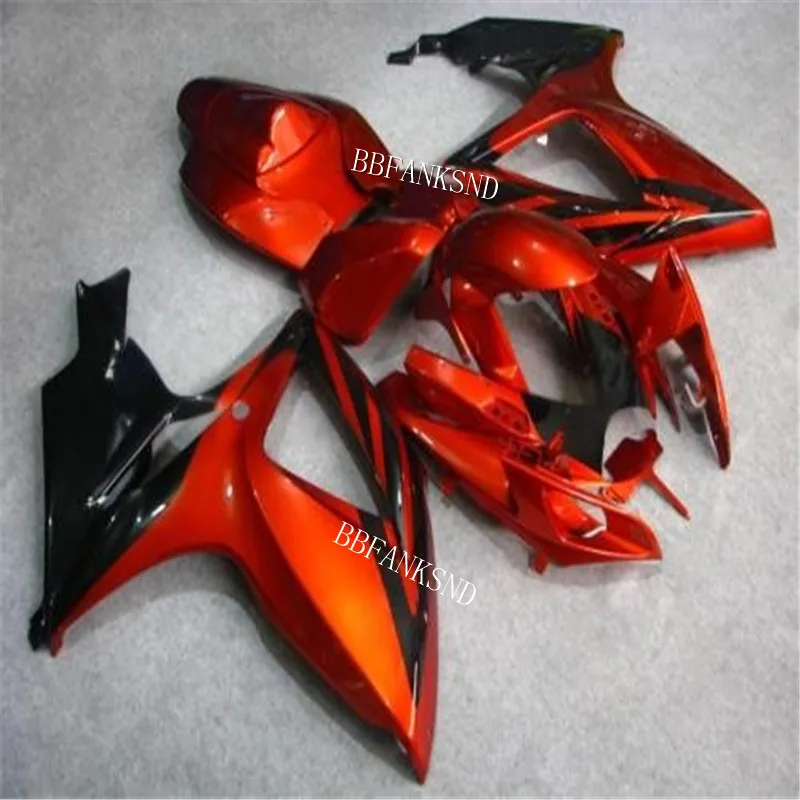 

Injection Fairing kits for Suzuki GSXR 600 2006 2007 GSXR600 750 motorcycle sport fairings set GSXR750 K6 06 07 red black