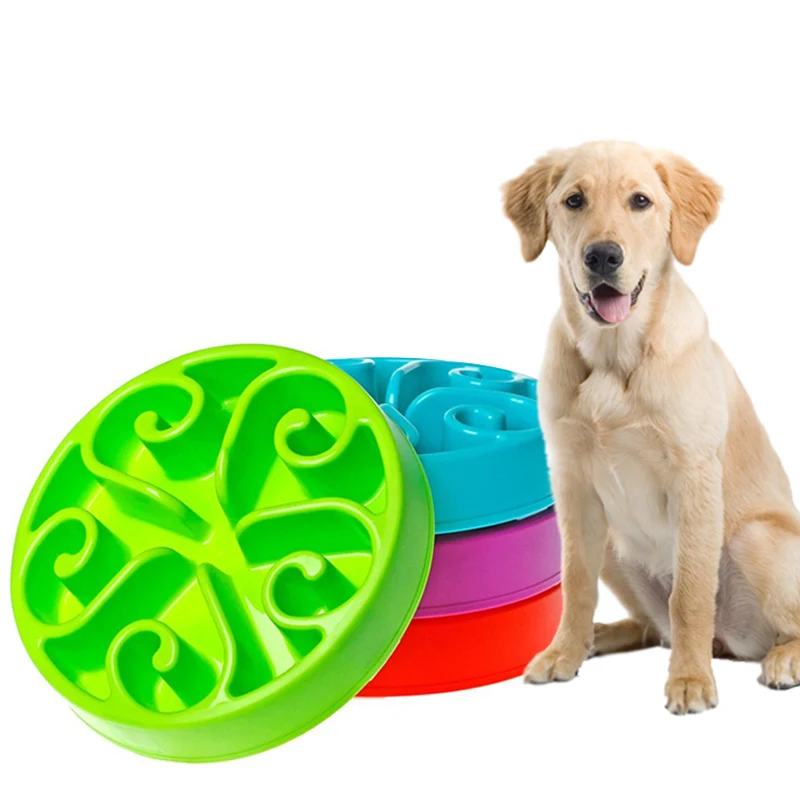 Медленной подачи собака чаша нетоксичные Экологичные Интерактивные развлечения
